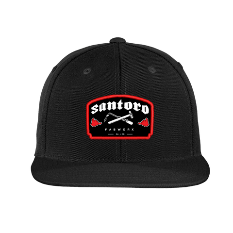 Santoro Fabworx "Hangtoro" Snapback Hats - Red