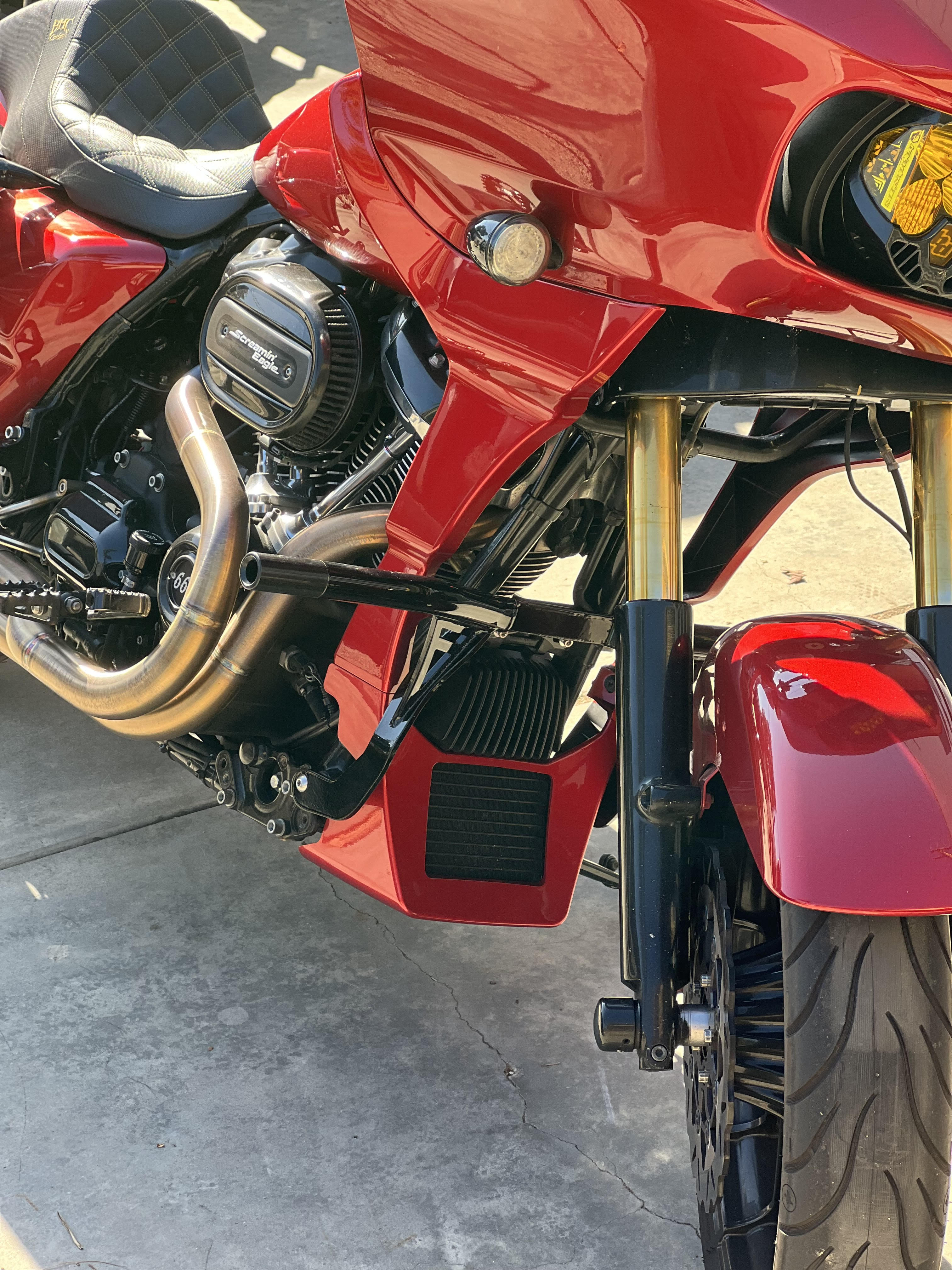 Not Yo Daddy CVO Spoiler Road Glide Crash Bar